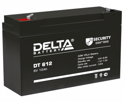 Delta DT 612 Аккумулятор